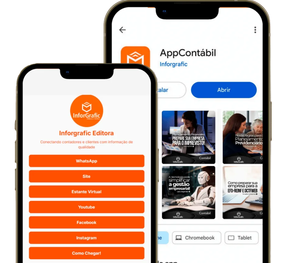 Equipe da InforGrafic desenvolvendo soluções de automação de marketing e comunicação contínua para escritórios de contabilidade.